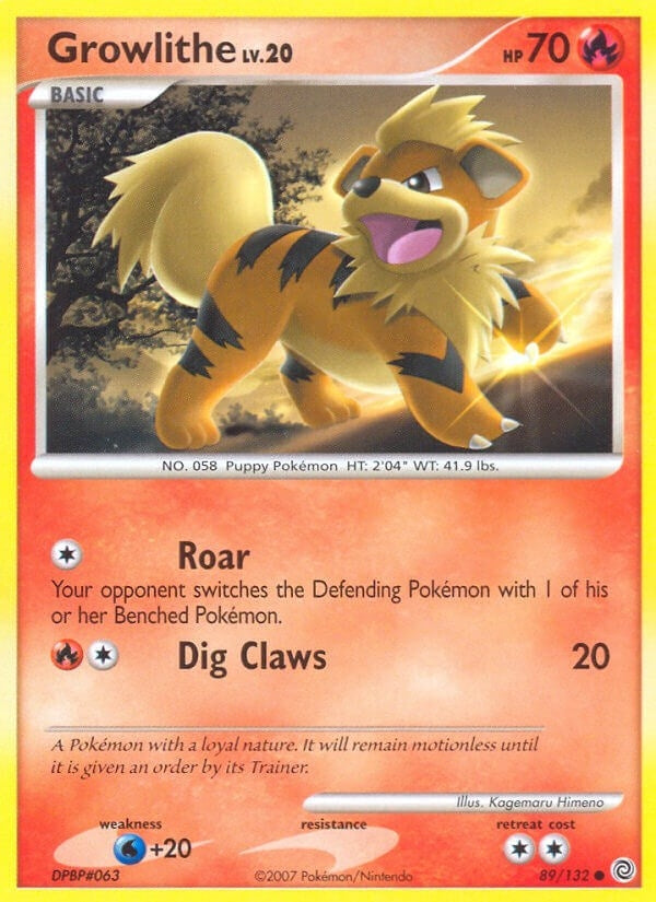 Image for Growlithe (89/132) (SW) - Pokemon