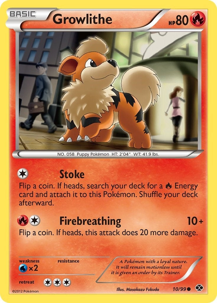 Image for Growlithe (10) (10/99) (NXD) - Pokemon