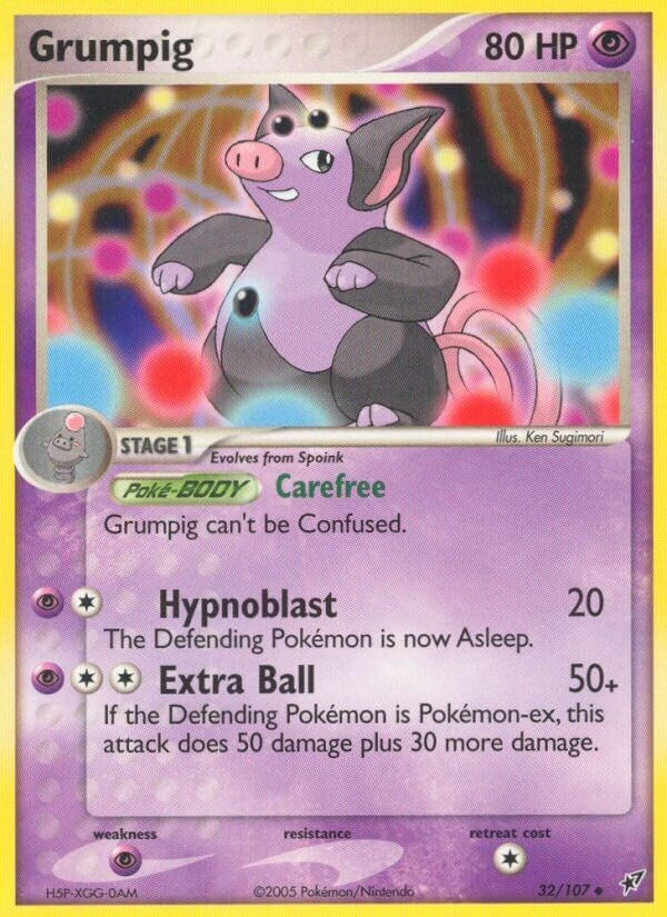 Image for Grumpig (32/107) (DX) - Pokemon