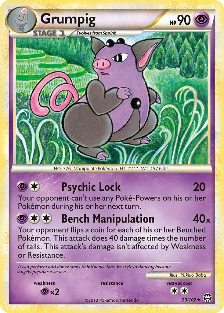 Image for Grumpig (23/102) (TM) - Pokemon