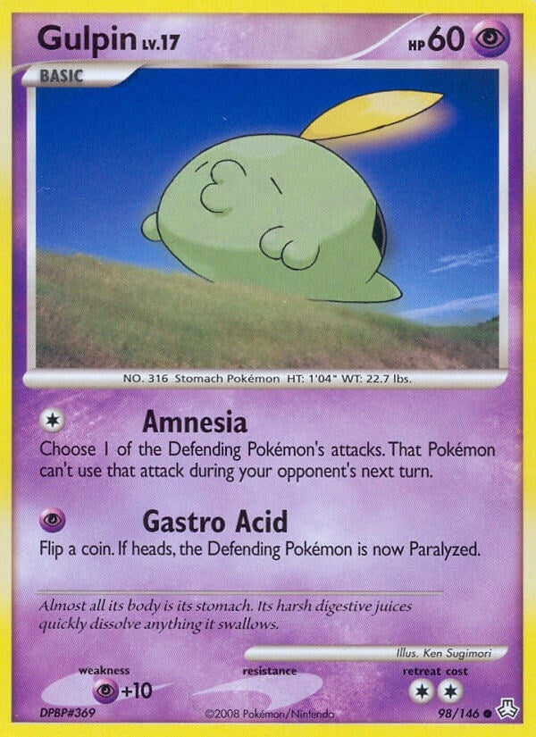 Image for Gulpin (98/146) (LA) - Pokemon