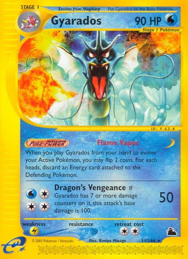 Image for Gyarados (11) (011/144) (SK) - Pokemon