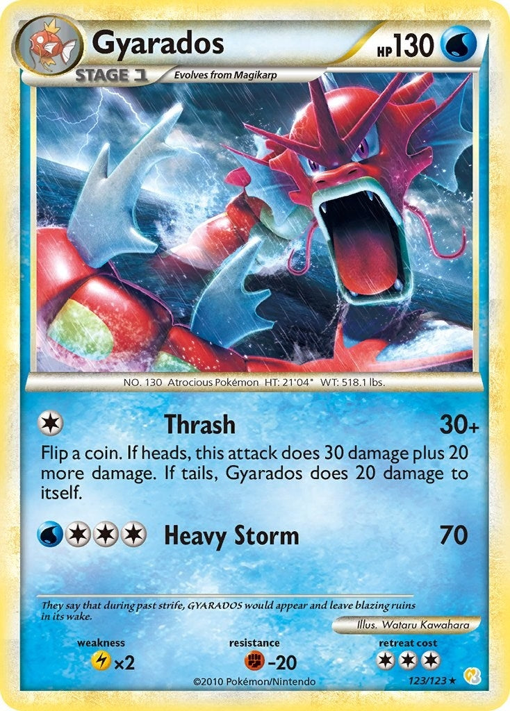 Image for Gyarados (Red) (123/123) (HS) - Pokemon