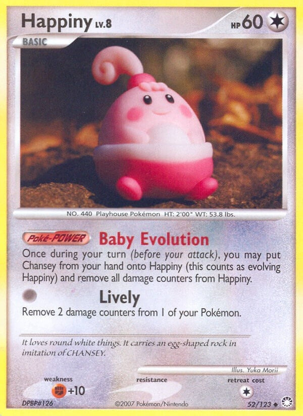 Image for Happiny (52/123) (MT) - Pokemon