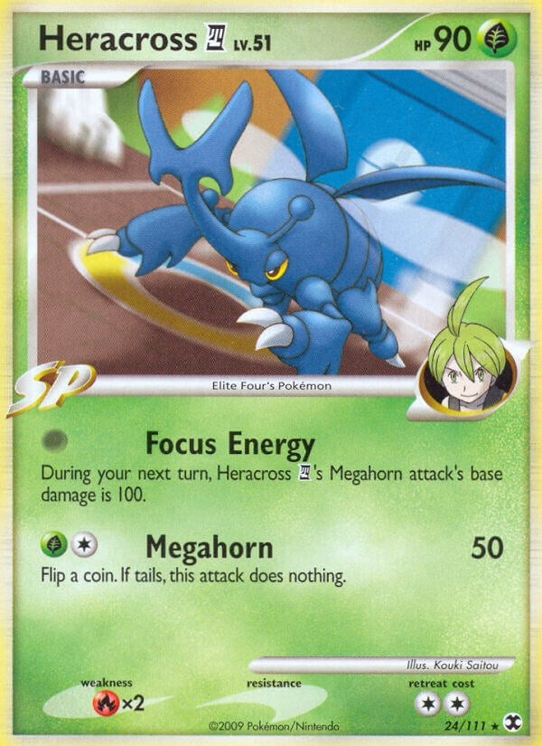 Image for Heracross E4 (24/111) (RR) - Pokemon