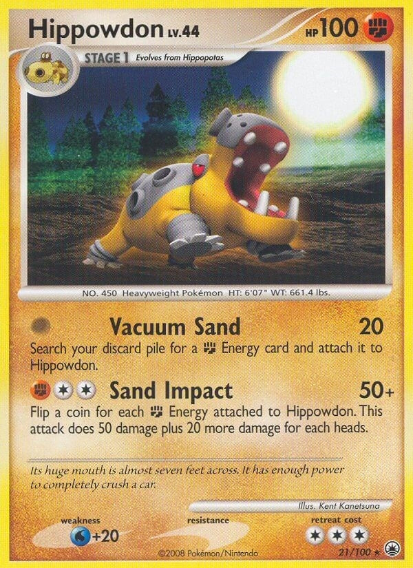 Image for Hippowdon (21/100) (MD) - Pokemon