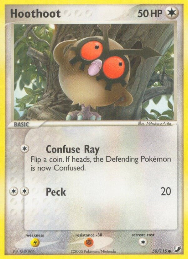 Image for Hoothoot (59/115) (UF) - Pokemon