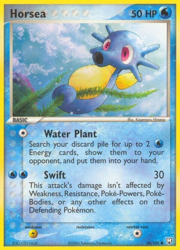 Image for Horsea (58/109) (RR) - Pokemon