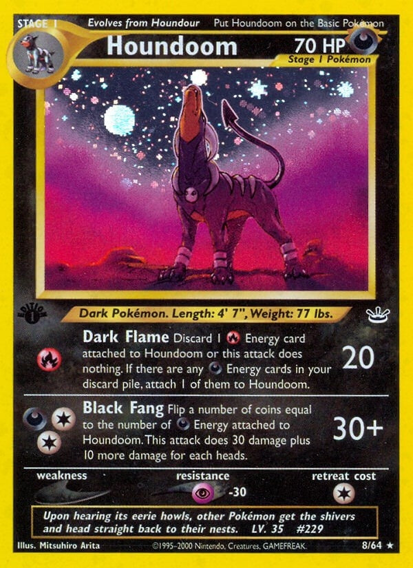 Image for Houndoom (08/64) (N3) - Pokemon
