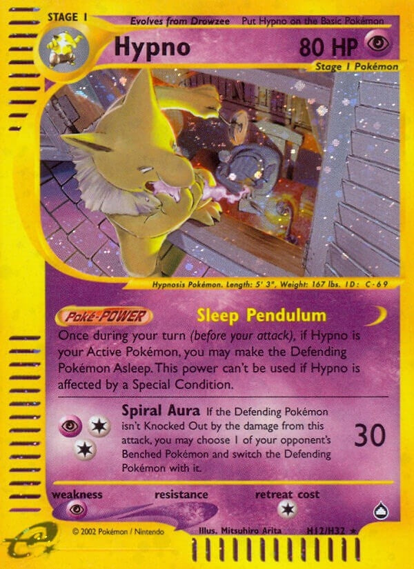 Image for Hypno (H12) (H12/H32) (AQ) - Pokemon