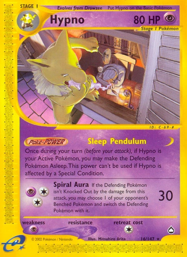 Image for Hypno (016/147) (AQ) - Pokemon