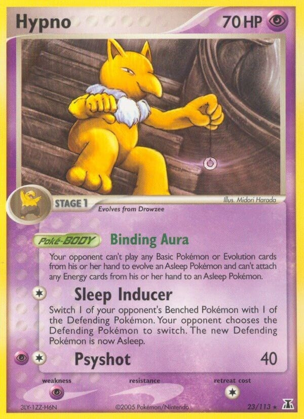 Image for Hypno (23/113) (DS) - Pokemon