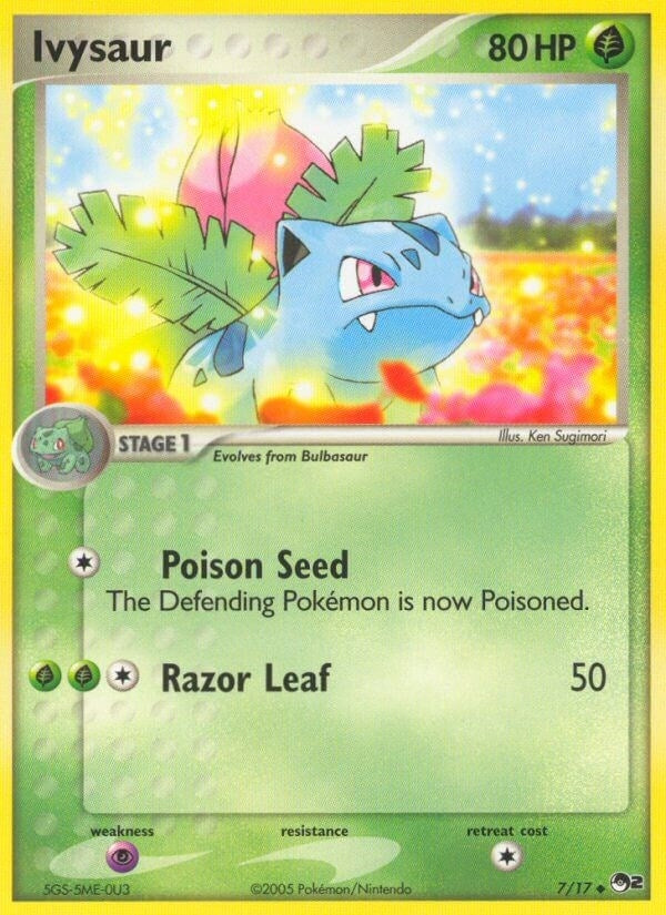 Image for Ivysaur (007/017) (POP) - Pokemon