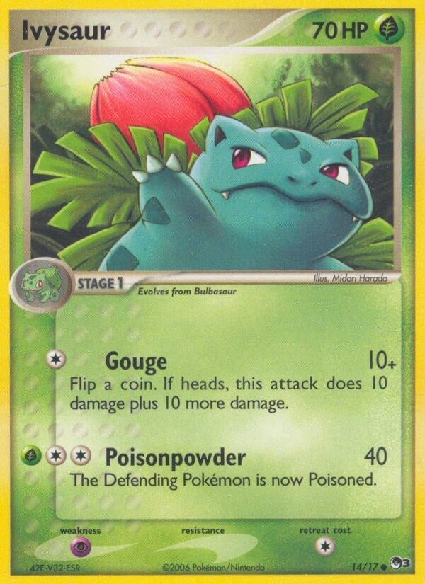 Image for Ivysaur (014/017) (POP) - Pokemon