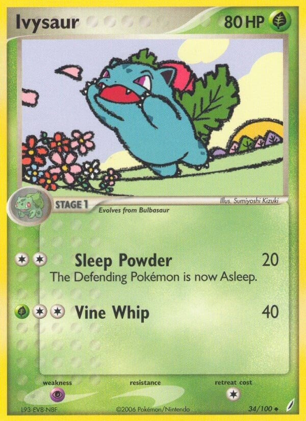Image for Ivysaur (34/100) (CG) - Pokemon