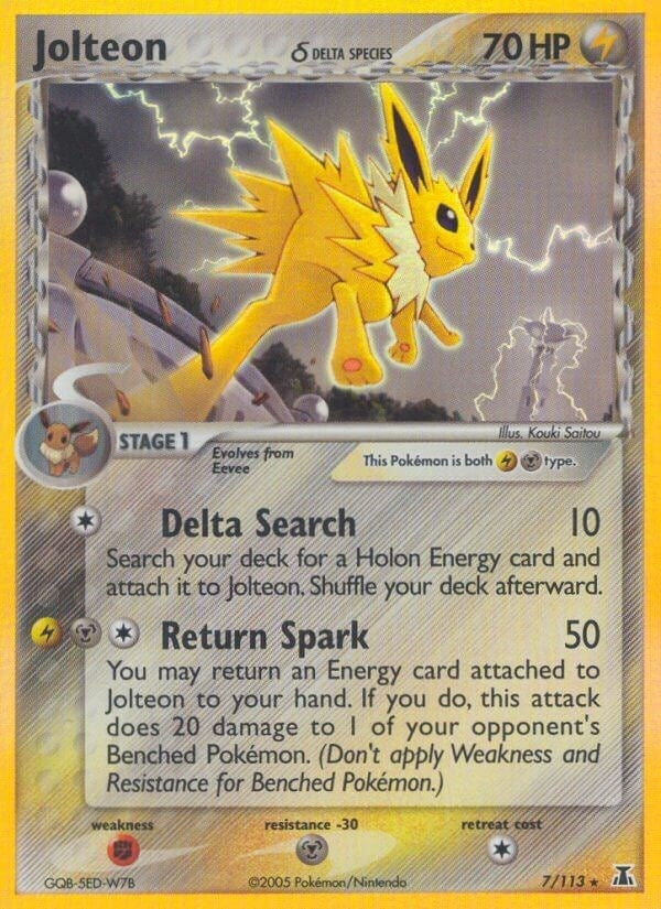 Image for Jolteon (Delta Species) (7/113) (DS) - Pokemon
