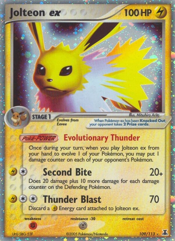 Image for Jolteon ex (109/113) (DS) - Pokemon