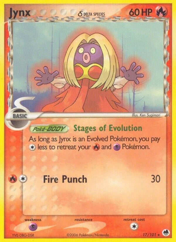 Image for Jynx (Delta Species) (17/101) (DF) - Pokemon