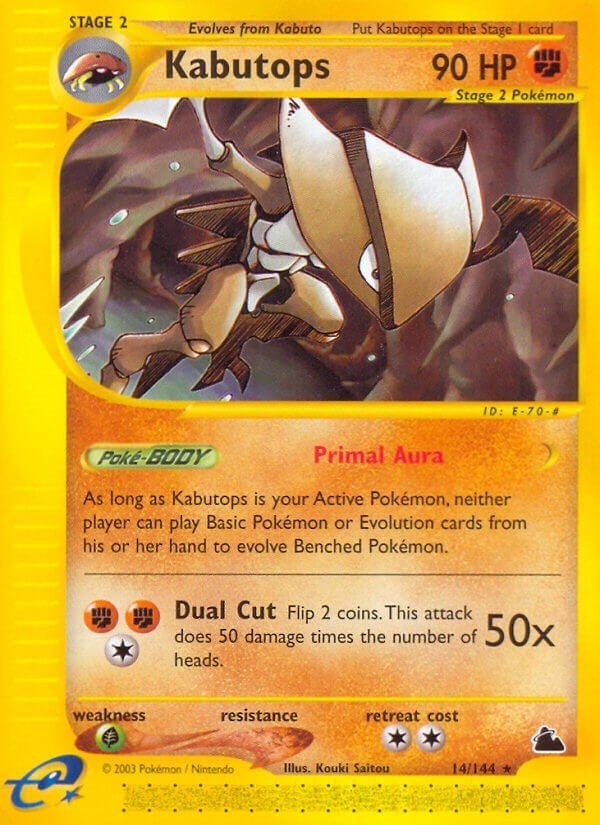 Image for Kabutops (14) (014/144) (SK) - Pokemon