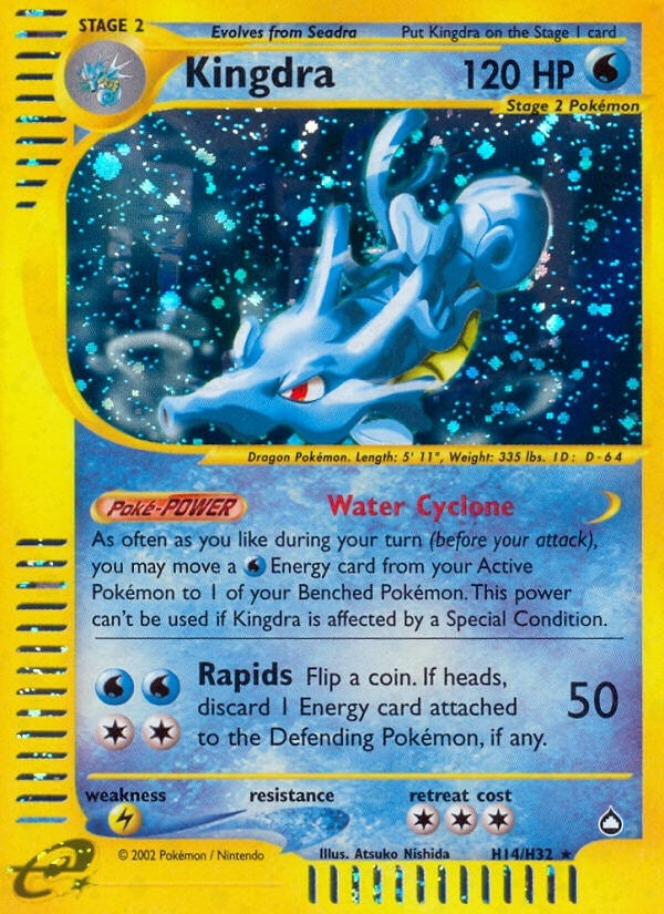 Image for Kingdra (H14) (H14/H32) (AQ) - Pokemon