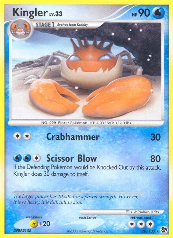 Image for Kingler (20/106) (GE) - Pokemon