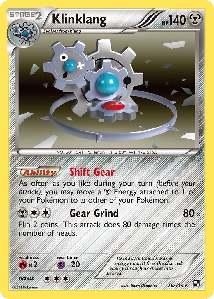 Image for Klinklang (76/114) (BLW) - Pokemon