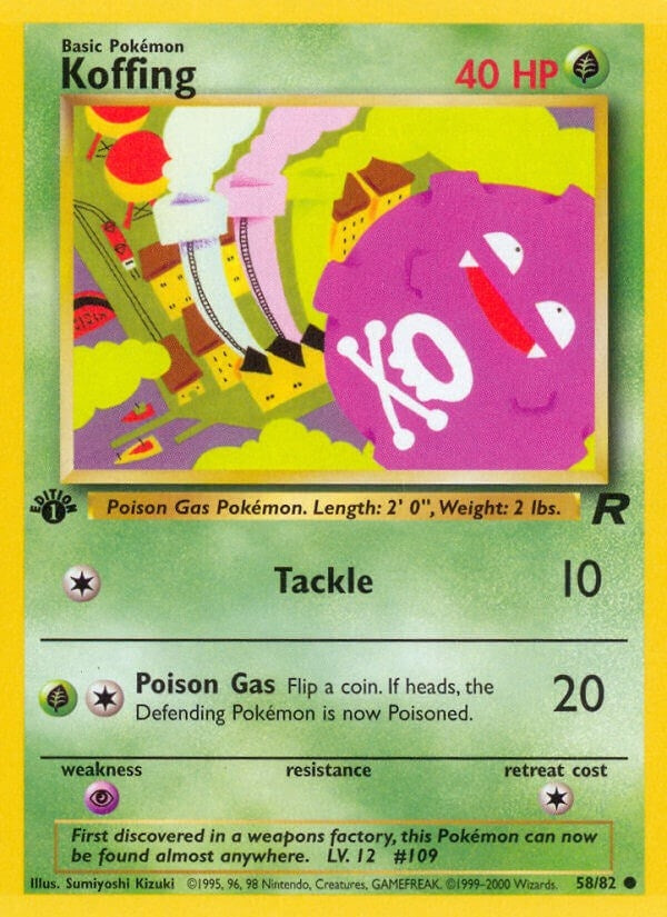 Image for Koffing (58/82) (TR) - Pokemon