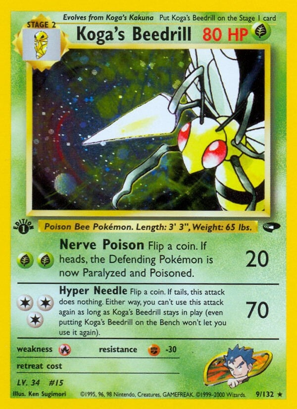 Image for Koga's Beedrill (009/132) (G2) - Pokemon