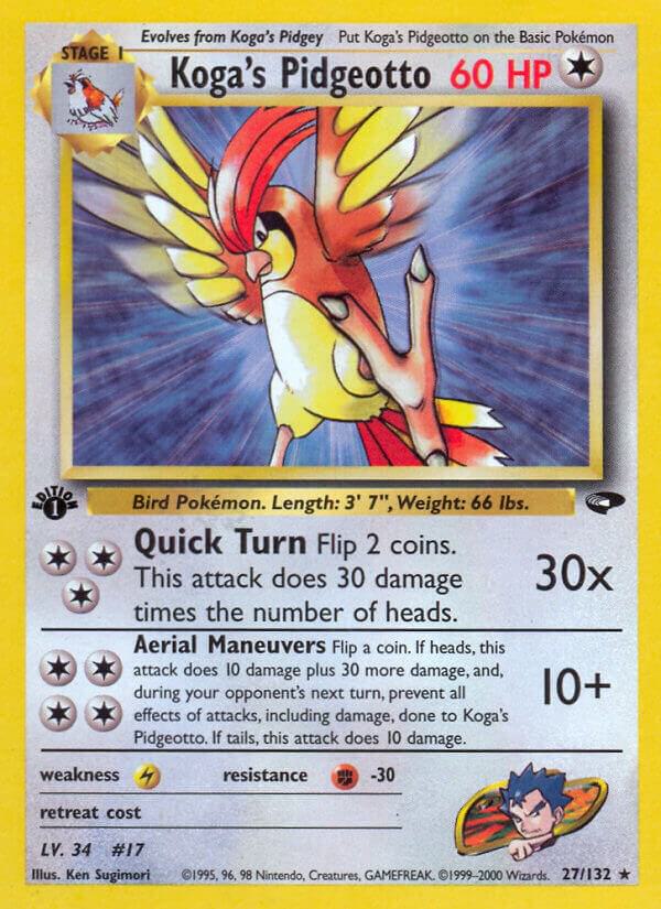 Image for Koga's Pidgeotto (027/132) (G2) - Pokemon