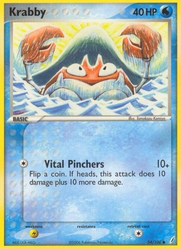Image for Krabby (54/100) (CG) - Pokemon