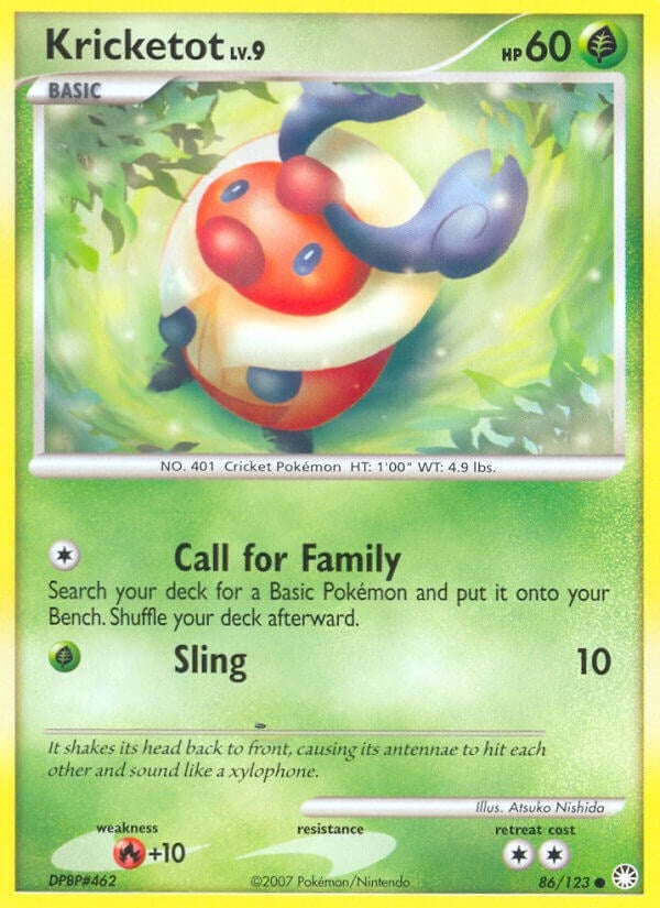 Image for Kricketot (86/123) (MT) - Pokemon