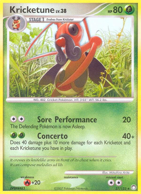 Image for Kricketune (27/123) (MT) - Pokemon