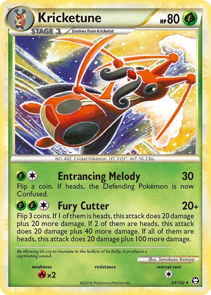 Image for Kricketune (24/102) (TM) - Pokemon