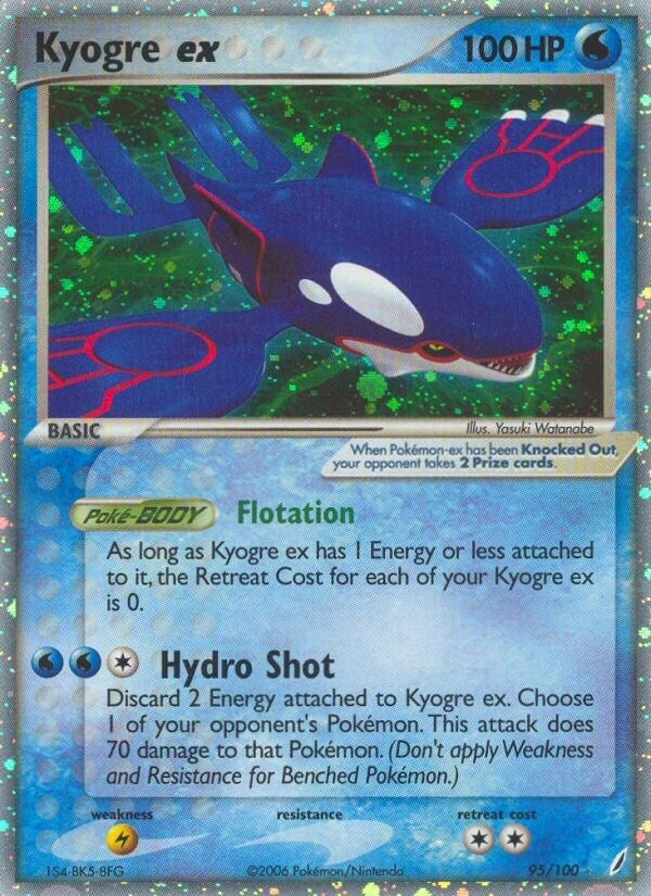 Image for Kyogre ex (95/100) (CG) - Pokemon