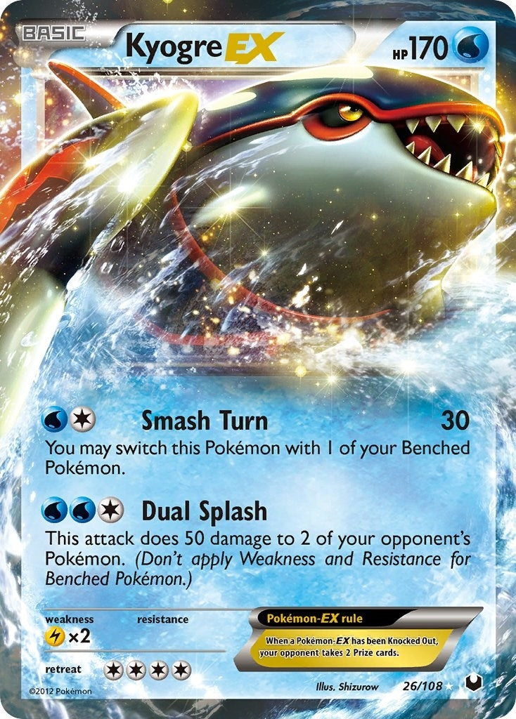 Image for Kyogre EX (26/108) (DEX) - Pokemon