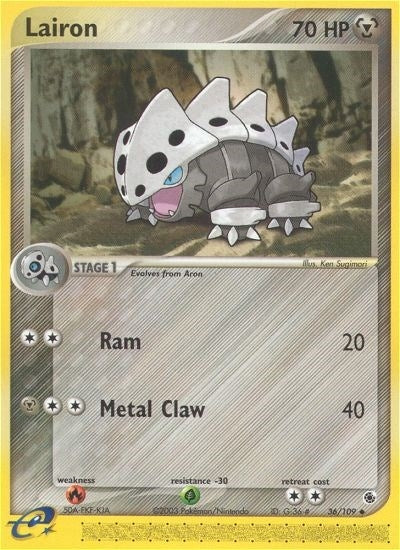 Image for Lairon (36/109) (RS) - Pokemon