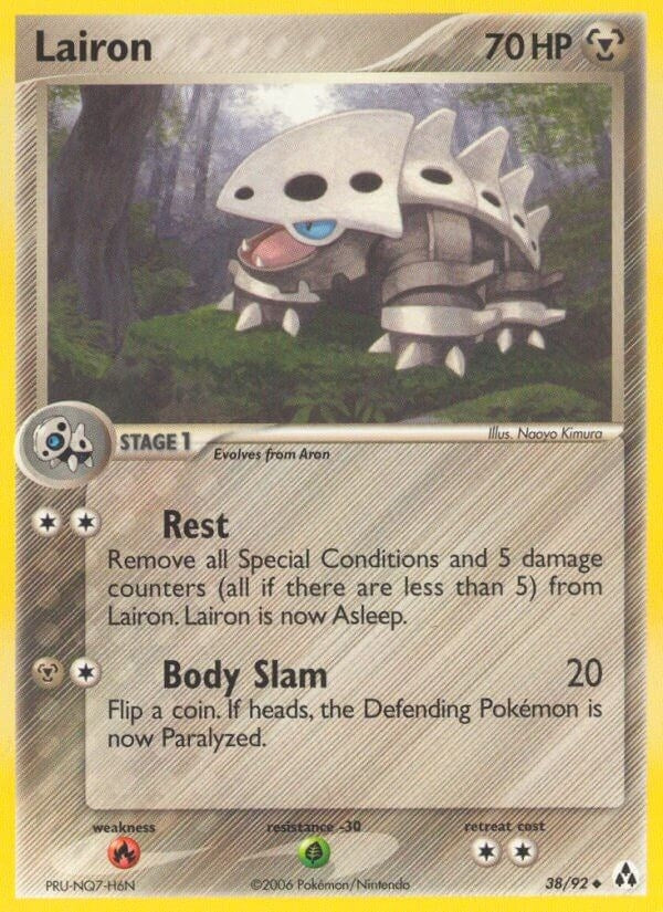 Image for Lairon (38/92) (LM) - Pokemon