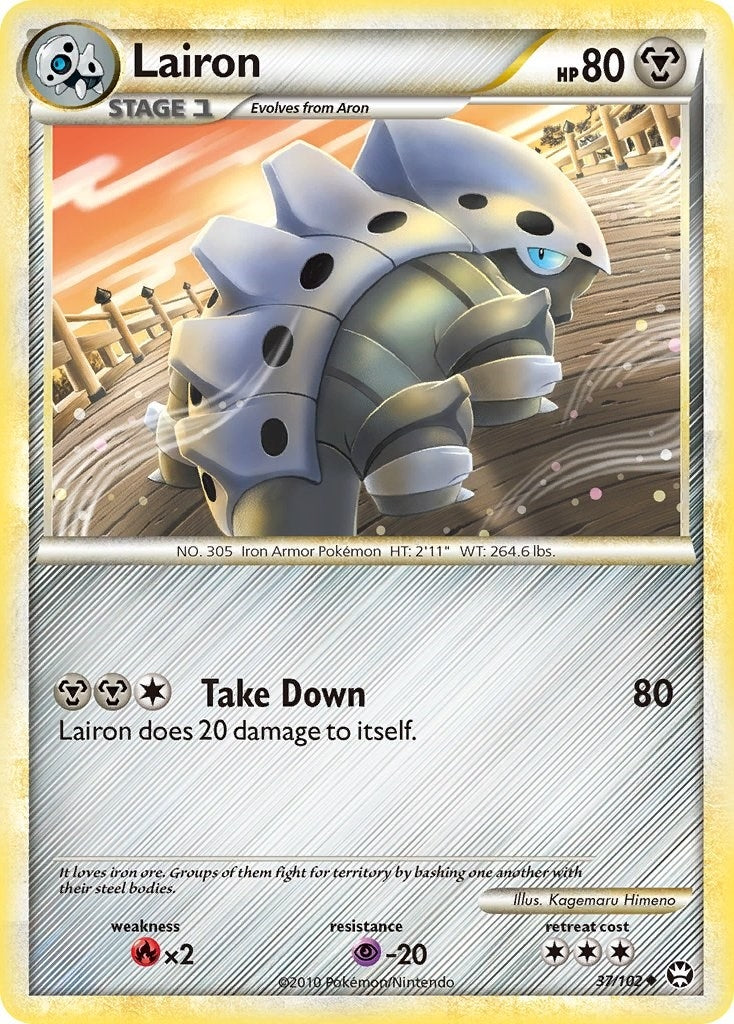 Image for Lairon (37/102) (TM) - Pokemon