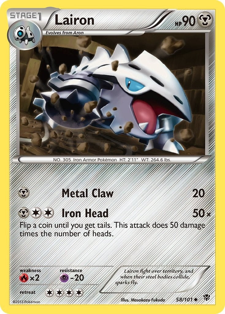 Image for Lairon (58/101) (PLB) - Pokemon