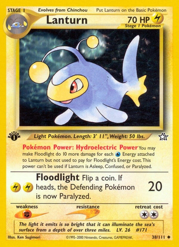 Image for Lanturn (038/111) (N1) - Pokemon