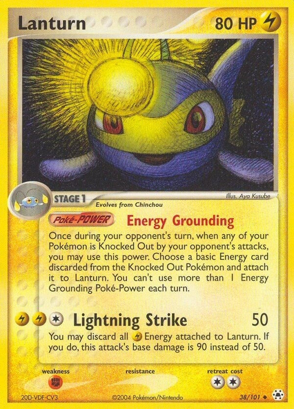 Image for Lanturn (38/101) (HL) - Pokemon