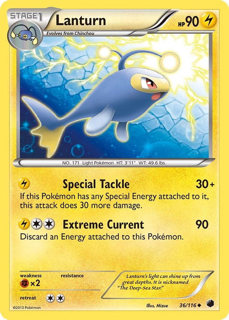 Image for Lanturn (36/116) (PLF) - Pokemon