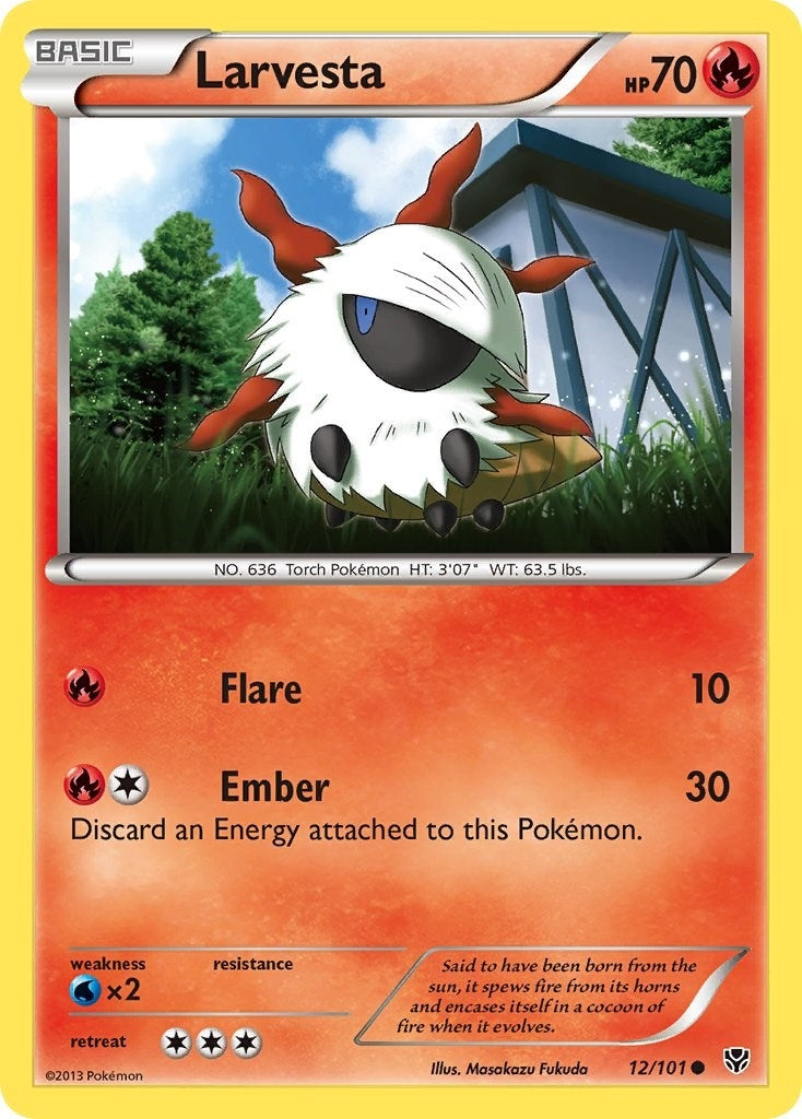 Image for Larvesta (12/101) (PLB) - Pokemon