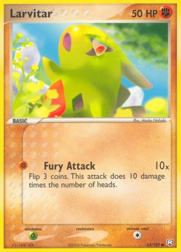 Image for Larvitar (62/109) (RR) - Pokemon