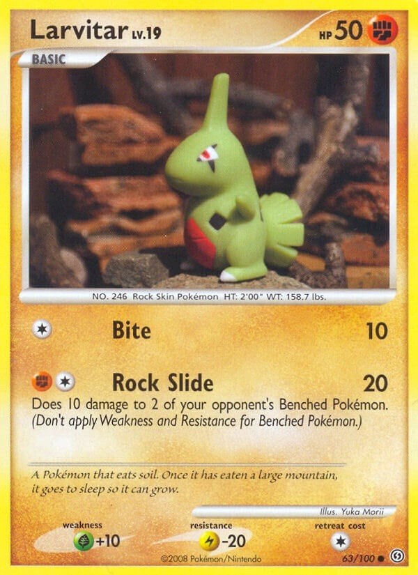 Image for Larvitar (63/100) (SF) - Pokemon