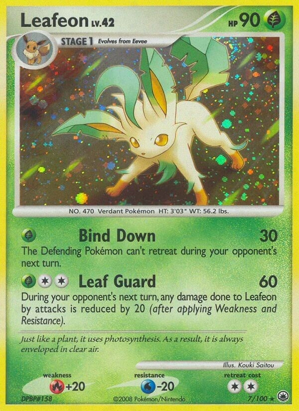 Image for Leafeon (7) (7/100) (MD) - Pokemon