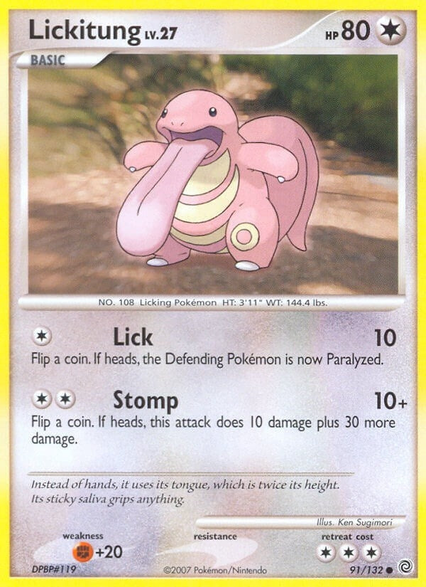 Image for Lickitung (91/132) (SW) - Pokemon