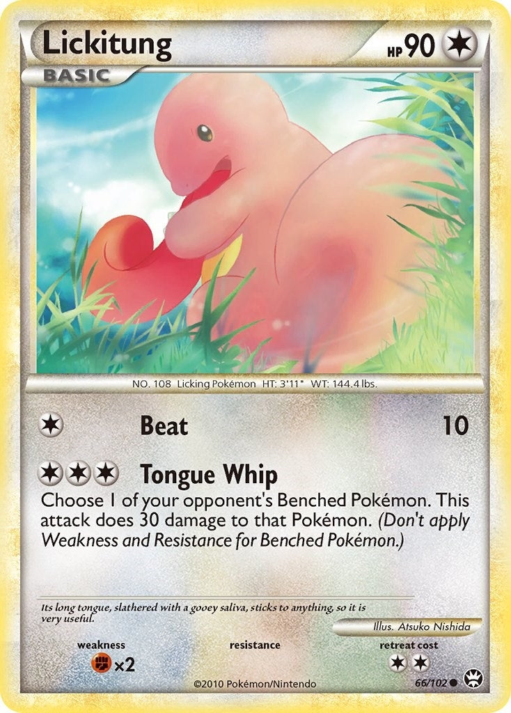 Image for Lickitung (66/102) (TM) - Pokemon