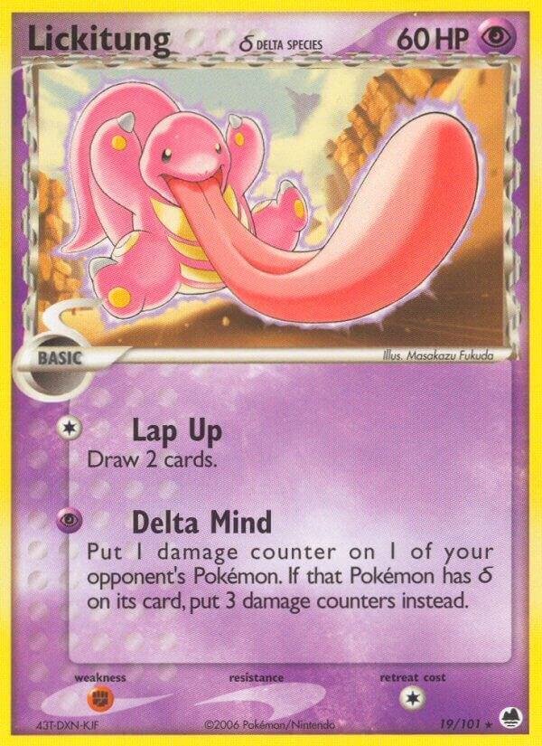 Image for Lickitung (Delta Species) (19/101) (DF) - Pokemon