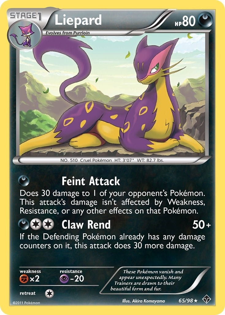 Image for Liepard (65/98) (EPO) - Pokemon